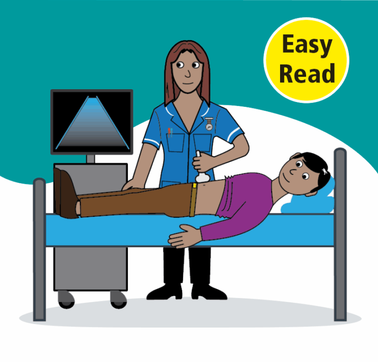 Cover image of a person laying on a bed having an ultrasound scan