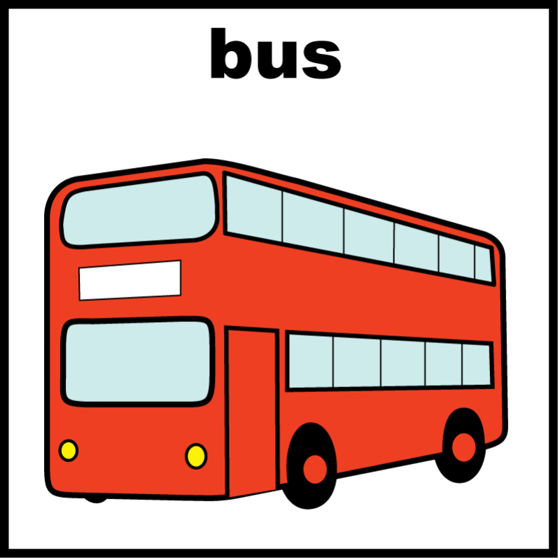 A red double decker bus
