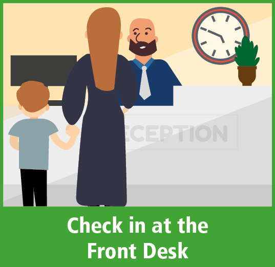 Check in at Front Desk