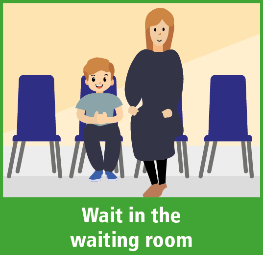 Wait in the waiting room