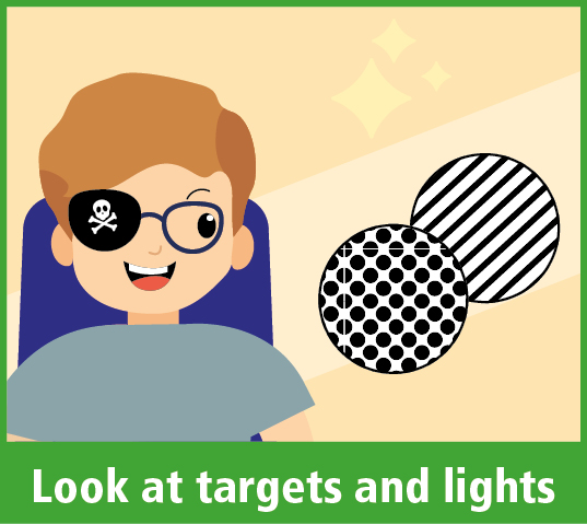 Look at targets and lights