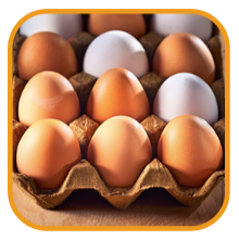 Tray of eggs