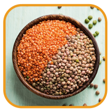Bowl of lentils